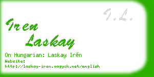 iren laskay business card